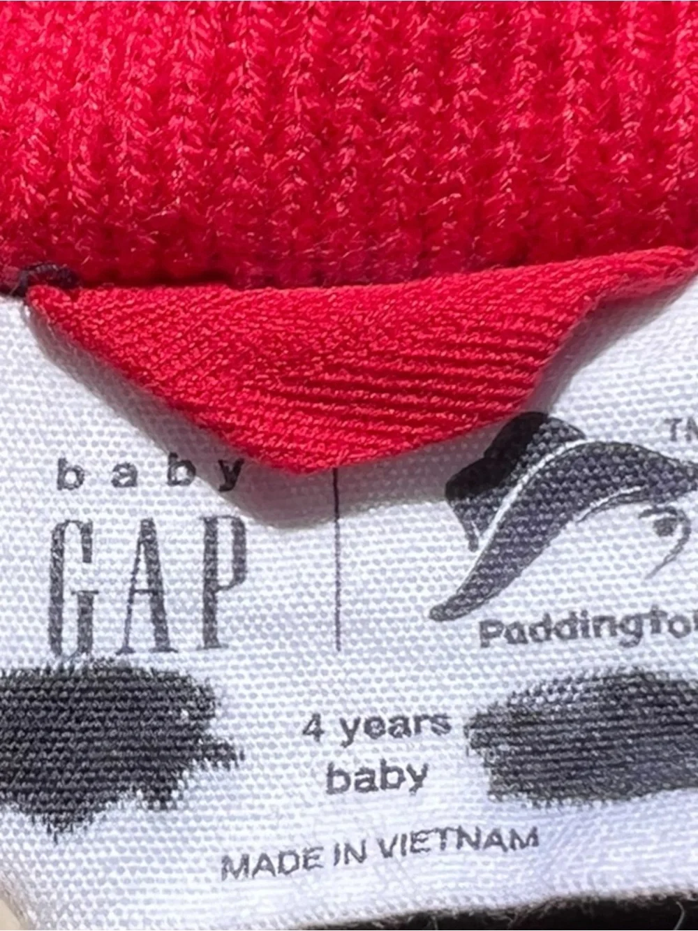 🌻EUC Gap x Paddington Bear Toddler Varsity Jacket Size 4T Cotton Snap Front
